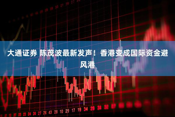 大通证券 陈茂波最新发声！香港变成国际资金避风港